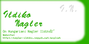 ildiko nagler business card